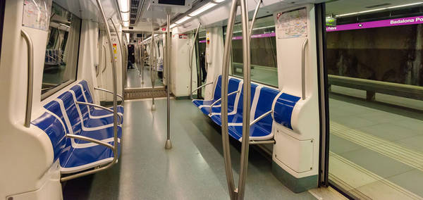 Innenraum U-Bahn